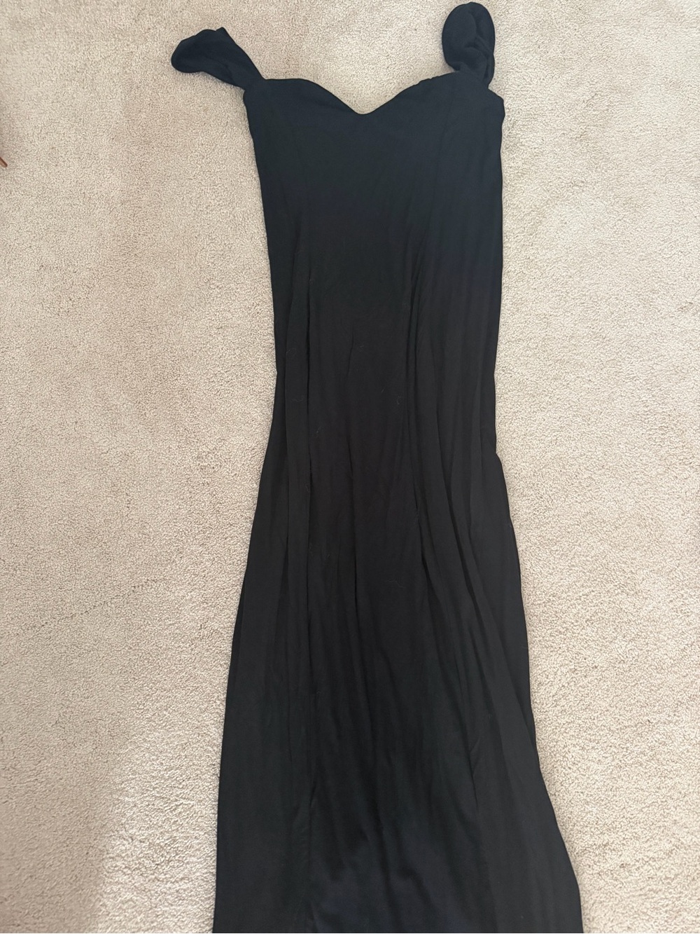 Oh Polly Black Strappy Maxi Dress